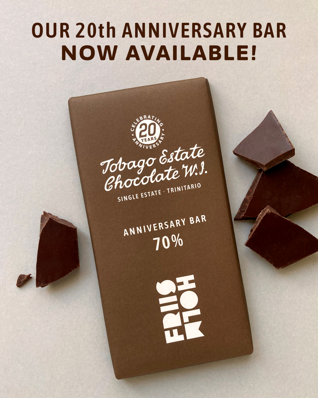 Tobago Estate 70% 20th Anniversary Bar